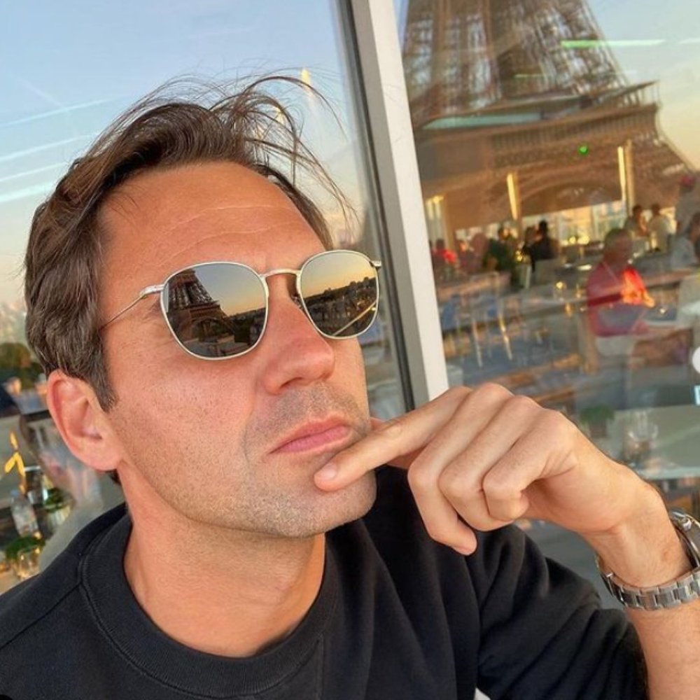 OLIVER PEOPLES GOLDSEN Sun 52mm in G-15  MSRP$688  ROGER FEDERER's Fav